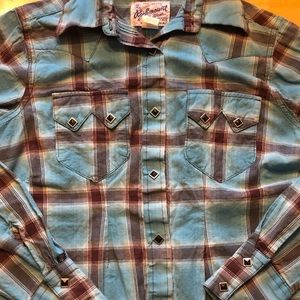 Rockmount Ranch Wear Plaid Snap Shirt